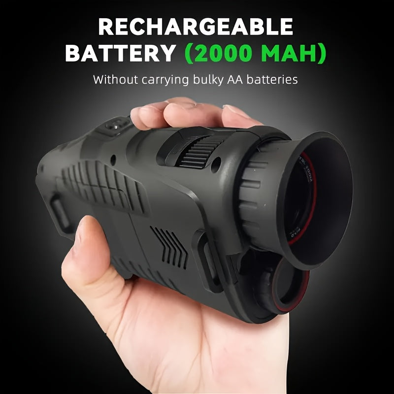 10X Digital Zoom Infrared Monocular with LED Light
