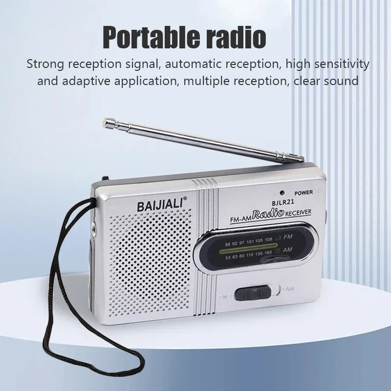 BC-R21 Mini AM/FM Portable Radio
