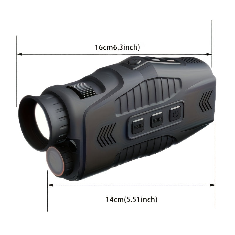 10X Digital Zoom Infrared Monocular with LED Light
