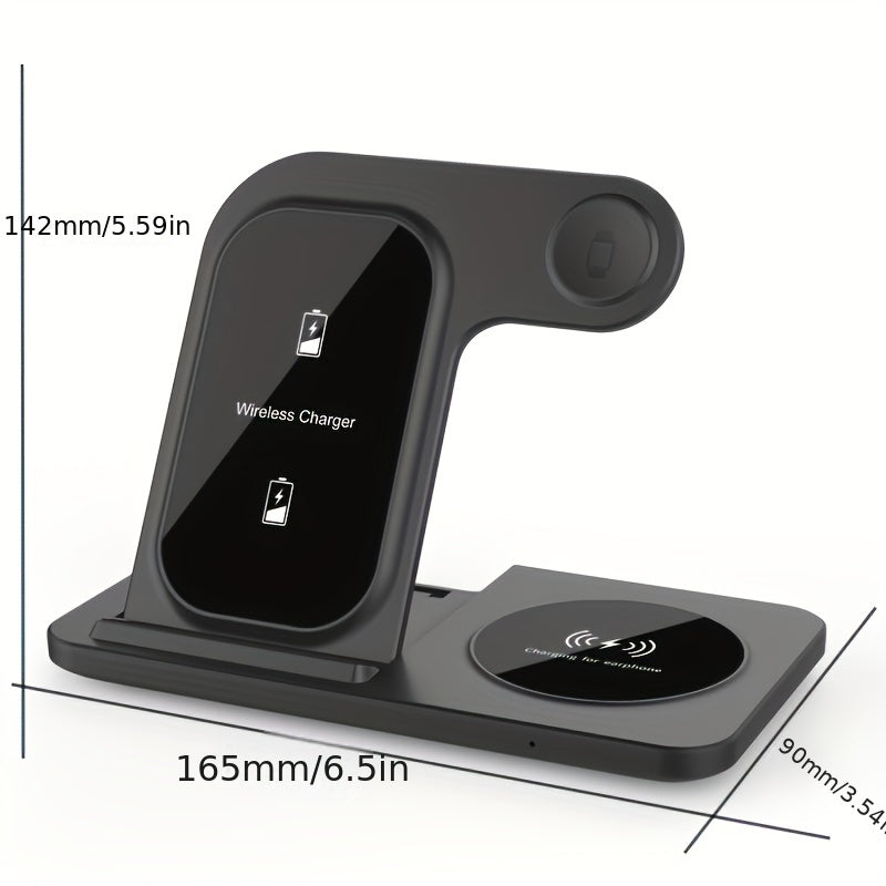 3-in-1 Fast Wireless Charger for iPhone & Apple Devices